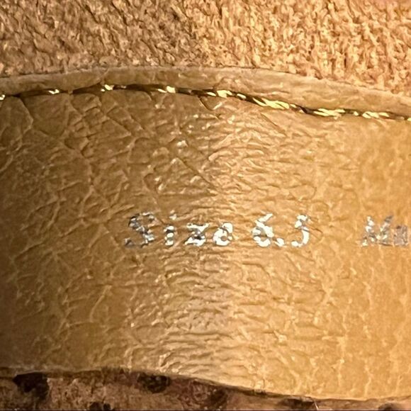 Dolce Vita booties rich chocolate brown color perforated 6.5 padded footbed - Picture 8 of 11